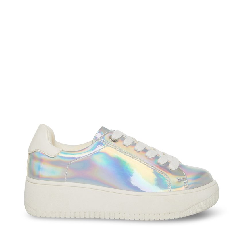 Multicolor Steve Madden Jrockawy Iridescent Kids\' Sneakers | PH 8421FZC